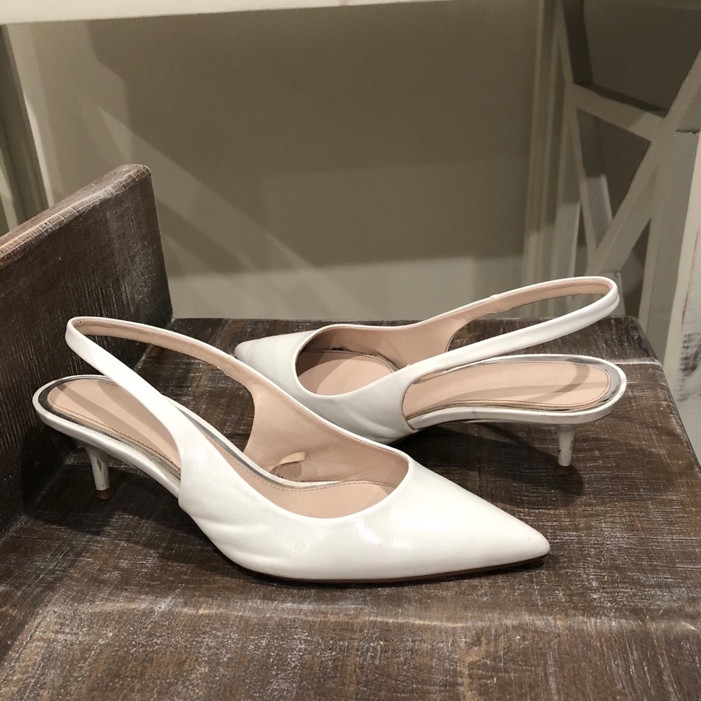 Zara pointy sling back